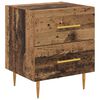vidaXL Cabinet de chevet 2 pcs Bois Ancien 40 x 35 x 47,5 cm