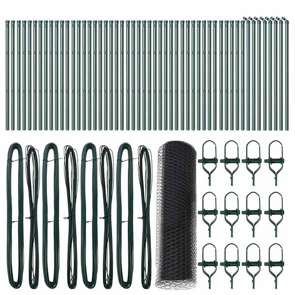 vidaXL Poteau de cl&ocirc;ture. Gris 100 x 0,8 m (maillage de 25 mm)