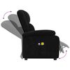 vidaXL Fauteuil de massage Noir Velours