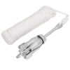 vidaXL Ancre pliable avec corde argent&eacute; 3,2 kg fer mall&eacute;able