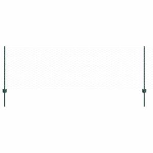 vidaXL Cl&ocirc;ture hexagonale avec poteau 10 x 0,8 m Vert Maille