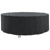 vidaXL Housse pour meubles 279 x 279 x 71 cm Tissu Oxford 420D Rond