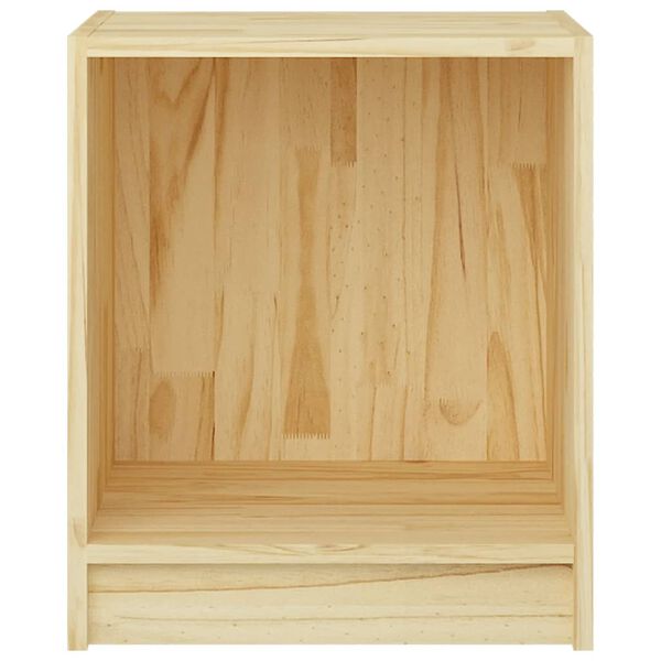 vidaXL Table de chevet 35,5x33,5x41,5 cm bois de pin massif