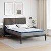 vidaXL Surmatelas Blanc 140 x 200 cm Tissu jacquard