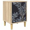vidaXL Table de chevet DOKKUM Ch&ecirc;ne Sonoma 36 x 33 x 50 cm