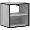 vidaXL Table de chevet murale sonoma gris 40x31x39,5 cm