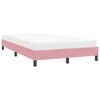 vidaXL Cadre de lit sans matelas rose 120x210 cm velours