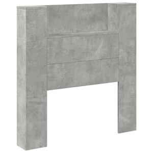 vidaXL T&ecirc;te de lit Gris b&eacute;ton 100 x 16,5 x 103,5 cm Bois d'ing&eacute;nierie