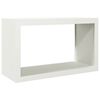 vidaXL Portant de bois de chauffage blanc 100x40x60 cm acier