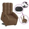 vidaXL Fauteuil inclinable Marron Tissu