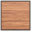 vidaXL Table basse Noir et Marron 55 x 55 x 35 cm