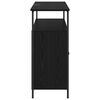 vidaXL Buffet Ch&ecirc;ne noir 100 x 35 x 80 cm Bois d'ing&eacute;nierie