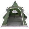 vidaXL Tente tipi avec toit avec stockage Vert 545 x 450 x 295 cm