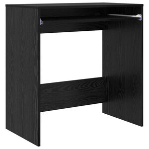 vidaXL Bureau Ch&ecirc;ne noir 77,5 x 43 x 79 cm Bois d'ing&eacute;nierie