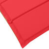 vidaXL Transat avec coussin 2 pcs Rouge Bois d'Acacia Massif