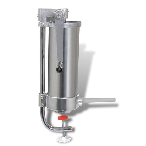 vidaXL Remplisseuse de saucisses verticale manuelle en acier inoxydable 3,5 L