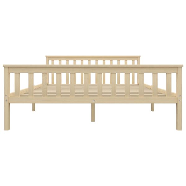 vidaXL Cadre de lit avec 2 tiroirs Bois de pin massif 160x200 cm