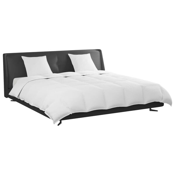 vidaXL Ensemble de Duvet avec oreiller 3 pcs Blanc Plume de canard