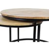 HSM Collection Ensemble de tables basses 2 pcs Ronin Rond
