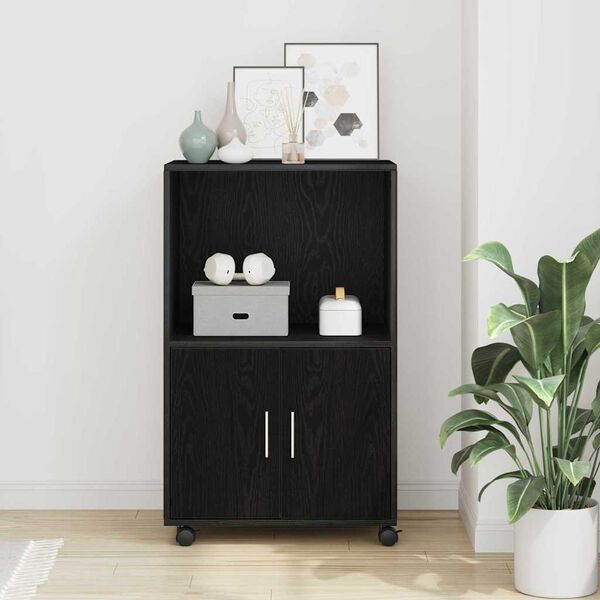 vidaXL Armoire Ch&ecirc;ne noir 55 x 40 x 82 cm