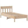 vidaXL Cadre de lit sans matelas 75x190 cm bois de pin massif