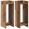 vidaXL Support de Plante 2 pcs Bois ancien 30 x 30 x 80 cm