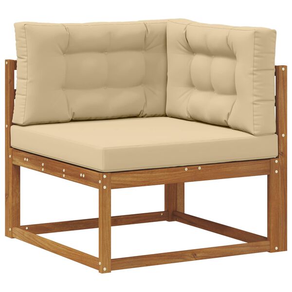 vidaXL Ensemble de canap&eacute;s d'ext&eacute;rieur 6 pcs Naturel et Beige