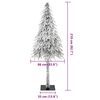 vidaXL Sapin de No&euml;l artificiel avec neige floqu&eacute;e 210 cm