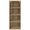 vidaXL Armoire suspendue Ch&ecirc;ne artisanal 40 x 29,5 x 100 cm
