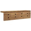 vidaXL Porte-manteau mural Bois ancien 40 x 10,5 x 10,5 cm