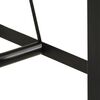 vidaXL Table de bar 150x70x107 cm bois massif de récupération et fer