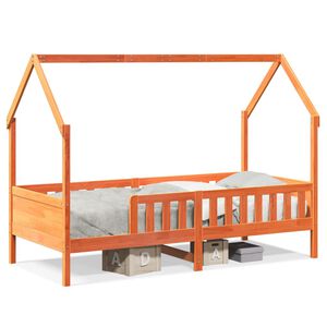vidaXL Cadre de lit d'enfants forme de maison sans matelas pin