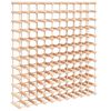 vidaXL Casier &agrave; vin pour 120 bouteilles 112,5x23x123,5 cm pin massif