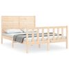 vidaXL Cadre de lit sans matelas 120x200 cm bois de pin massif