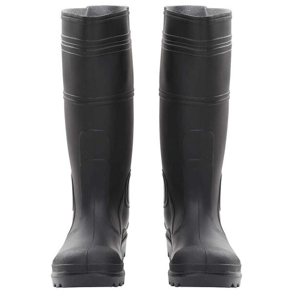 vidaXL Bottes de pluie noir taille 39 PVC