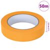 vidaXL Rubans de masquage pour peintre 50 pcs Jaune 25 mm x 50 m