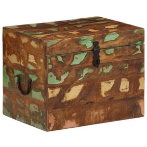 vidaXL Bo&icirc;tes de rangement Bois massif de r&eacute;cup&eacute;ration