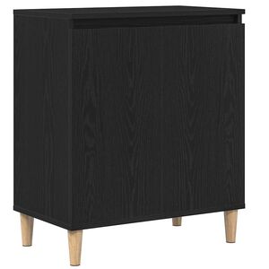 vidaXL Buffet Ch&ecirc;ne noir 60 x 35 x 70 cm Bois d'ing&eacute;nierie