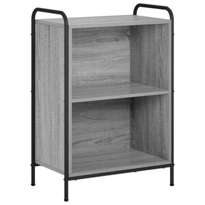 vidaXL Biblioth&egrave;que 55,5 x 33 x 174 cm Bois d'ing&eacute;nierie Sonoma gris