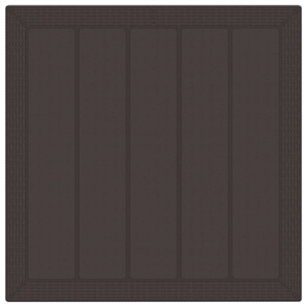 vidaXL Ensemble de salle &agrave; manger pour jardin 3 pcs Marron