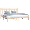 vidaXL Cadre de lit sans matelas 200x200 cm bois massif