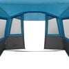 vidaXL Tente de hayon pour caravane avec toit Bleu 352 x 250 x 240 cm