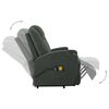 vidaXL Fauteuil de massage Anthracite Similicuir