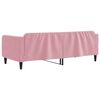 vidaXL Lit de repos sans matelas rose 90x200 cm velours