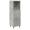 vidaXL Armoire de salle de bain gris béton 30x30x100 cm