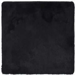 vidaXL Tapis shaggy &agrave; poils longs NAVARRA noir 200x200 cm polyester