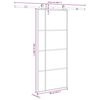 vidaXL Porte coulissante avec kit de quincaillerie 90x205 cm Verre ESG