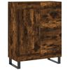 vidaXL Buffet ch&ecirc;ne fum&eacute; 69,5x34x90 cm bois d'ing&eacute;nierie