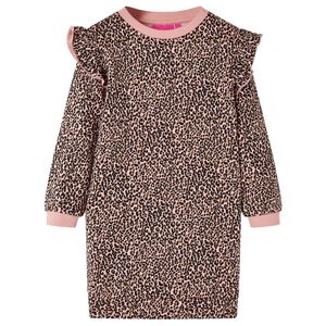 vidaXL Robe sweatshirt pour enfants rose moyen 92
