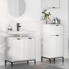 vidaXL Ensemble de mobilier de salle de bain avec tiroir 2 pcs Blanc